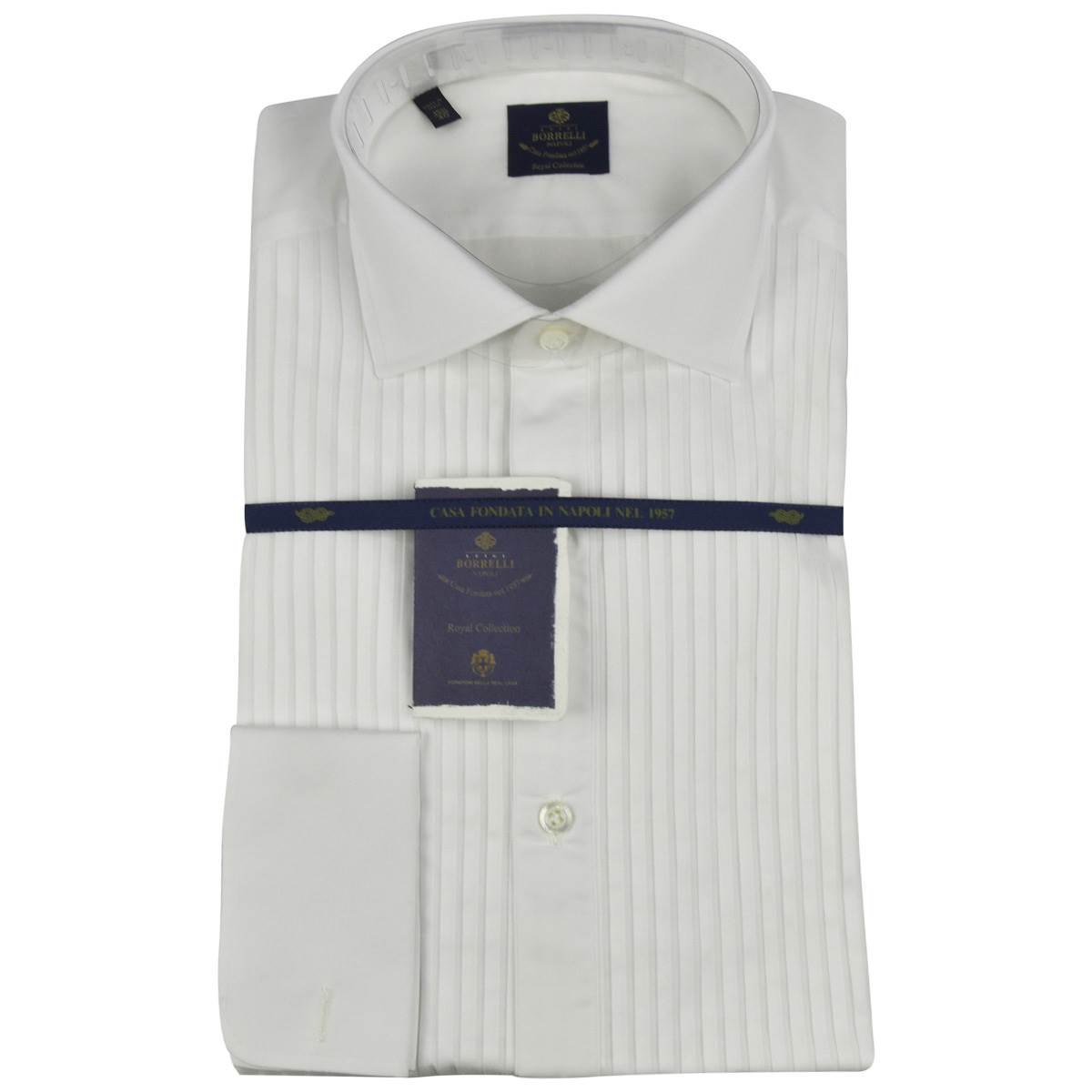 LUIGI BORRELLI White Cotton Shirt