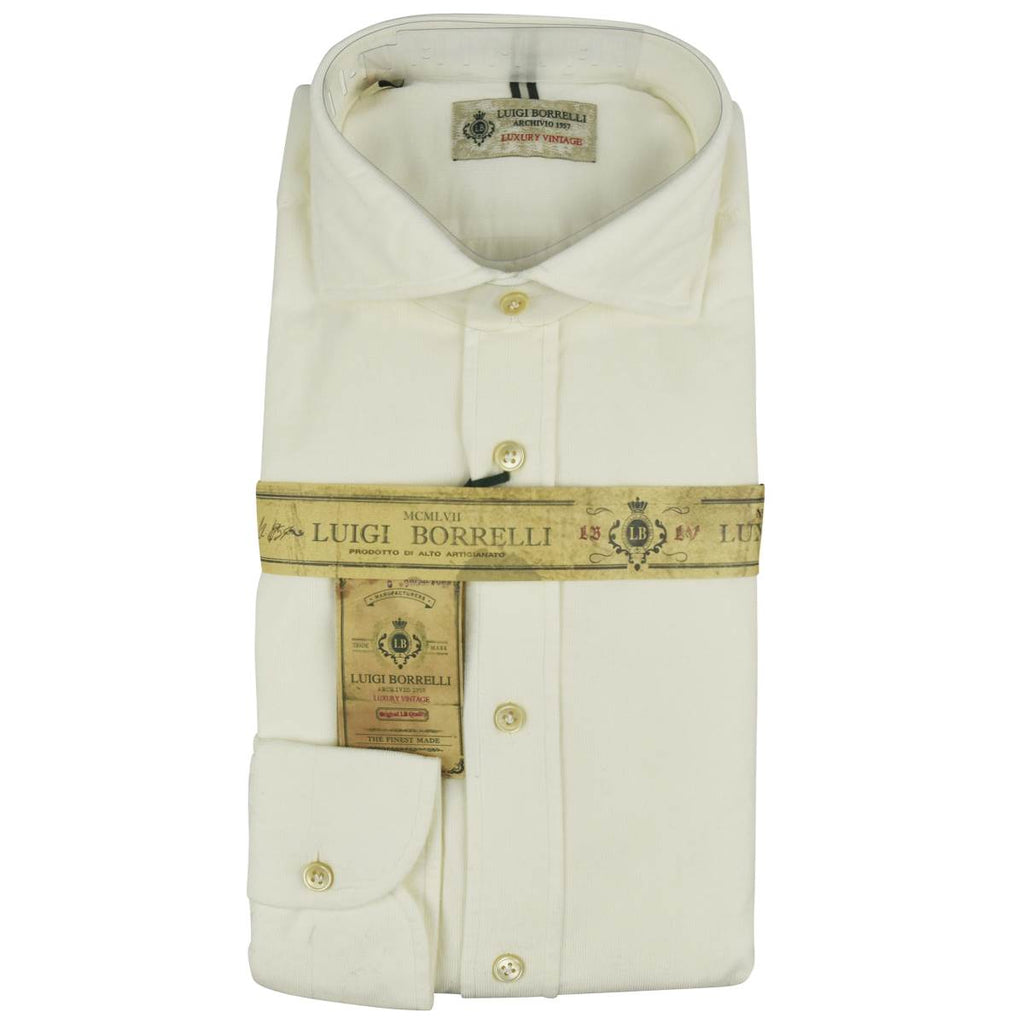 Luigi Borrelli LUIGI BORRELLI White Cotton Shirt White 000
