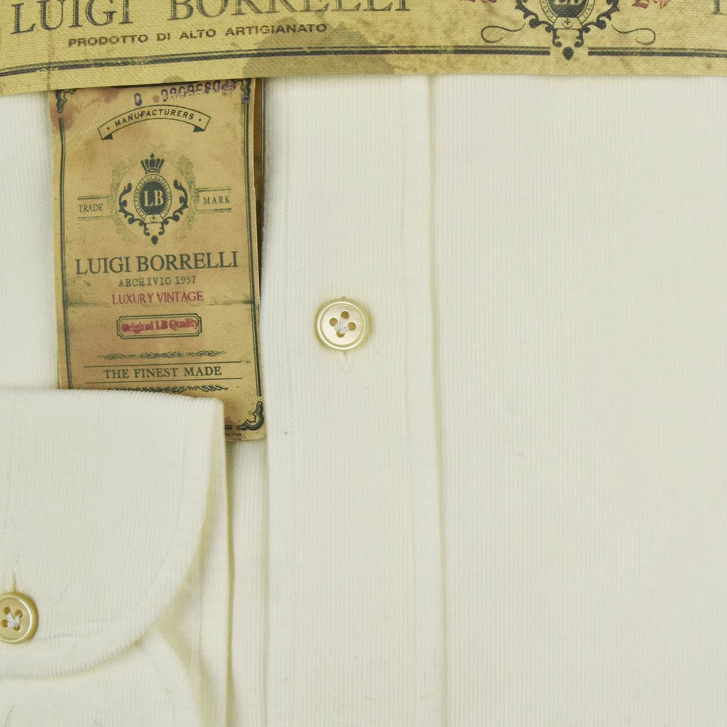 Luigi Borrelli LUIGI BORRELLI White Cotton Shirt White 001