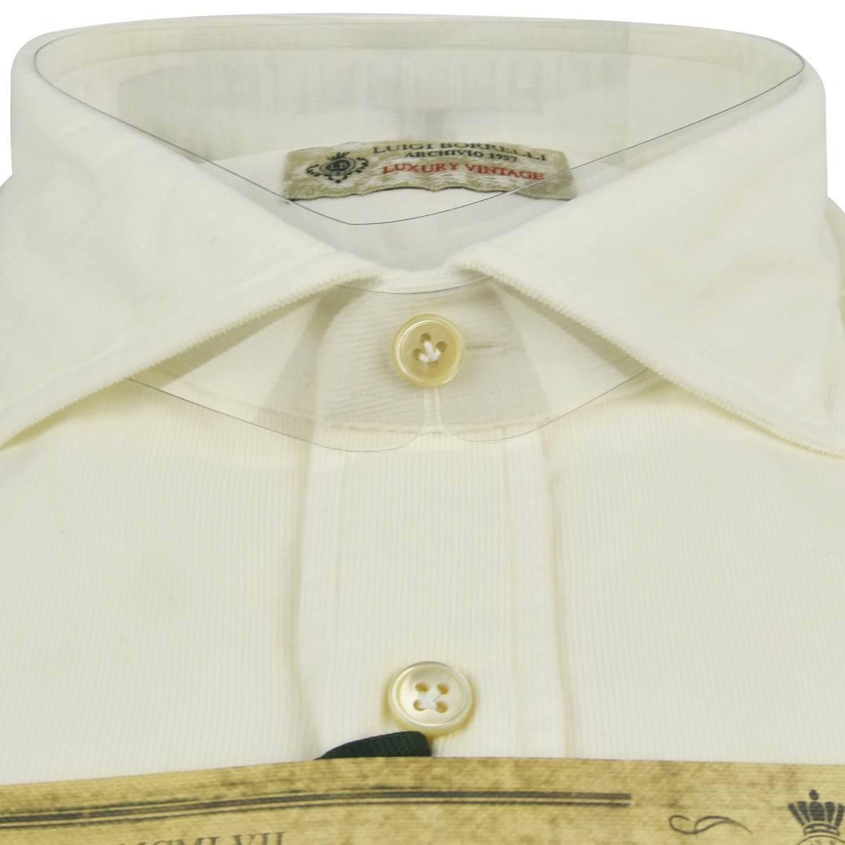 LUIGI BORRELLI White Cotton Shirt