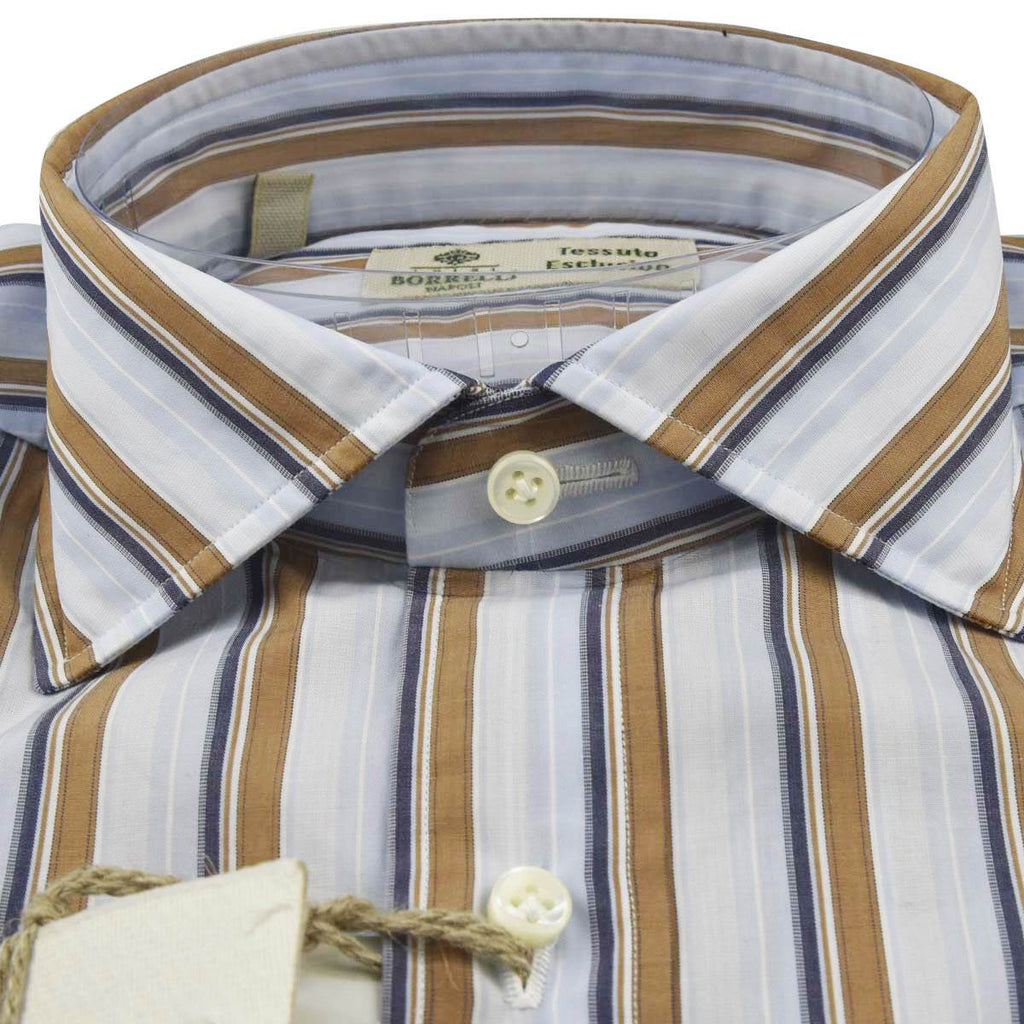LUIGI BORRELLI Multicolor Cotton Shirt