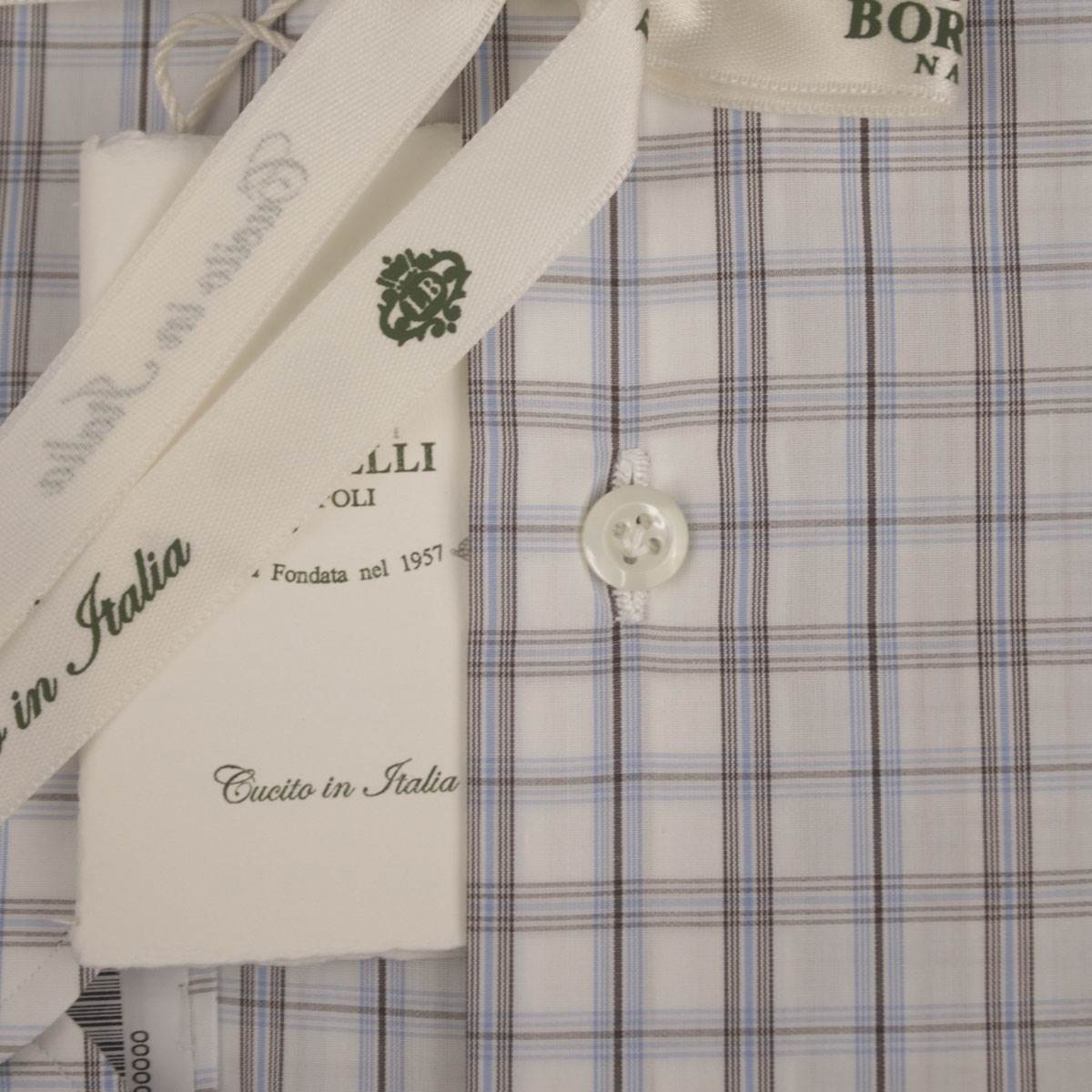 LUIGI BORRELLI Multicolor Cotton Shirt