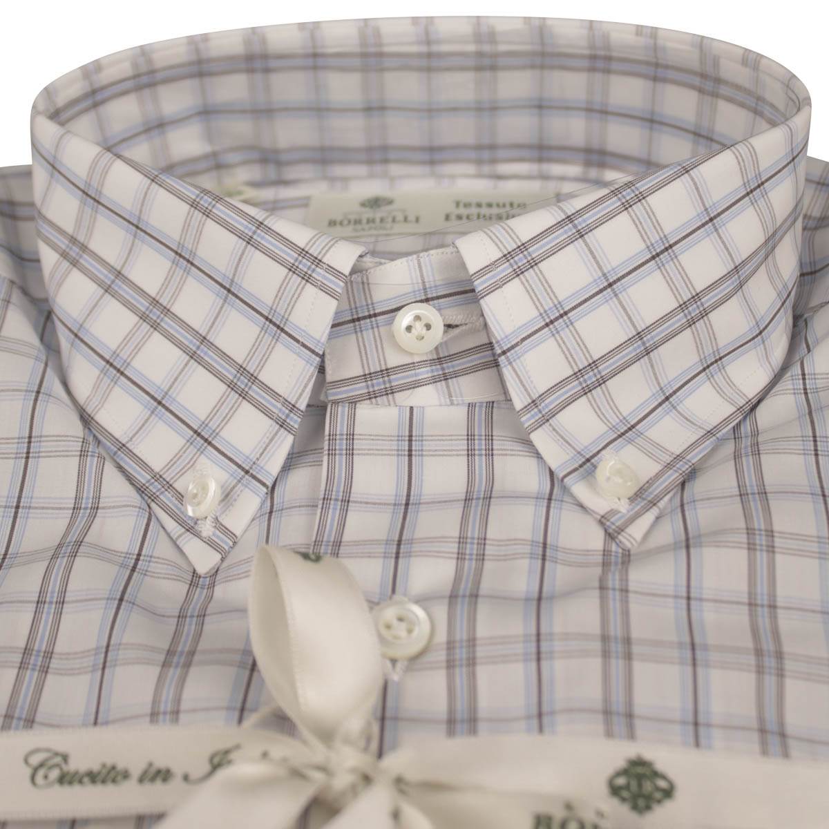 LUIGI BORRELLI Multicolor Cotton Shirt
