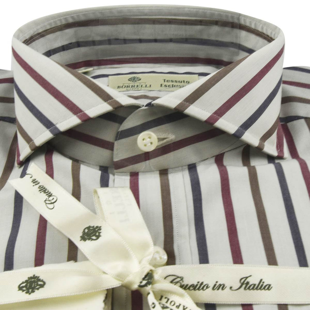 LUIGI BORRELLI Multicolor Cotton Shirt