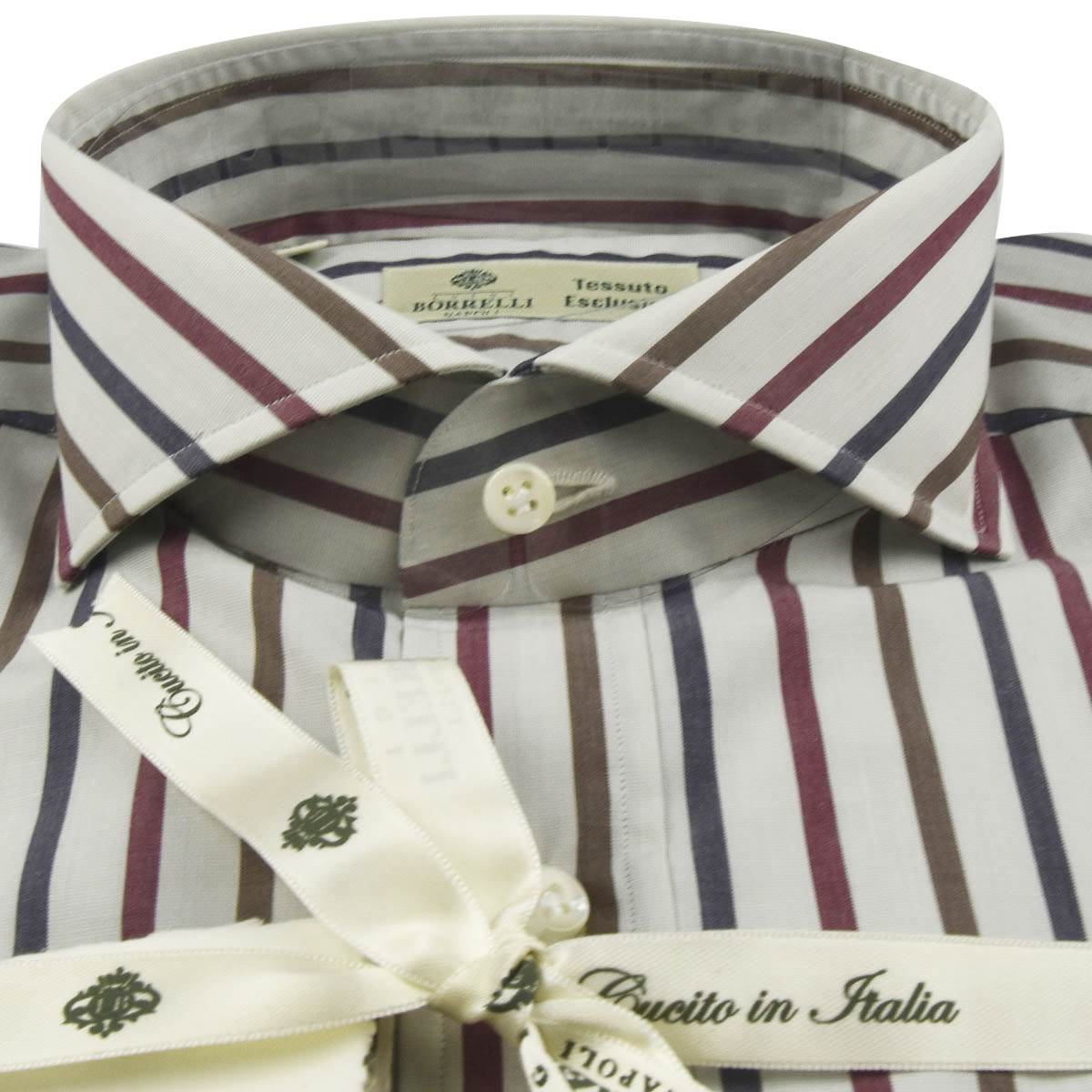 LUIGI BORRELLI Multicolor Cotton Shirt