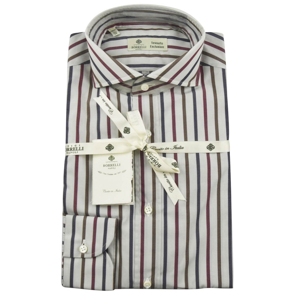 LUIGI BORRELLI Multicolor Cotton Shirt