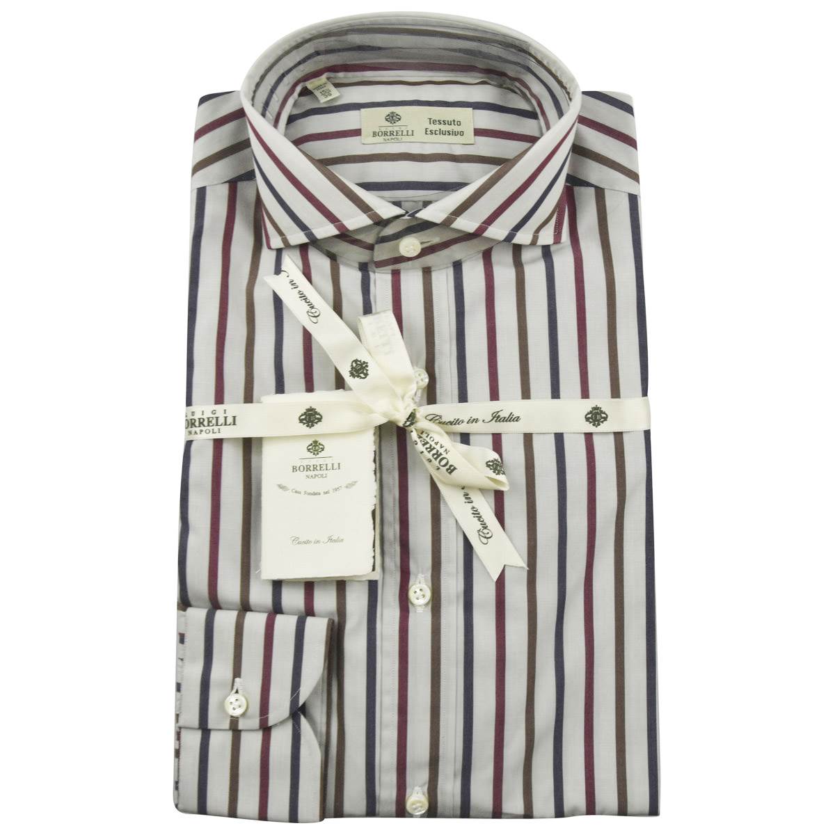 LUIGI BORRELLI Multicolor Cotton Shirt
