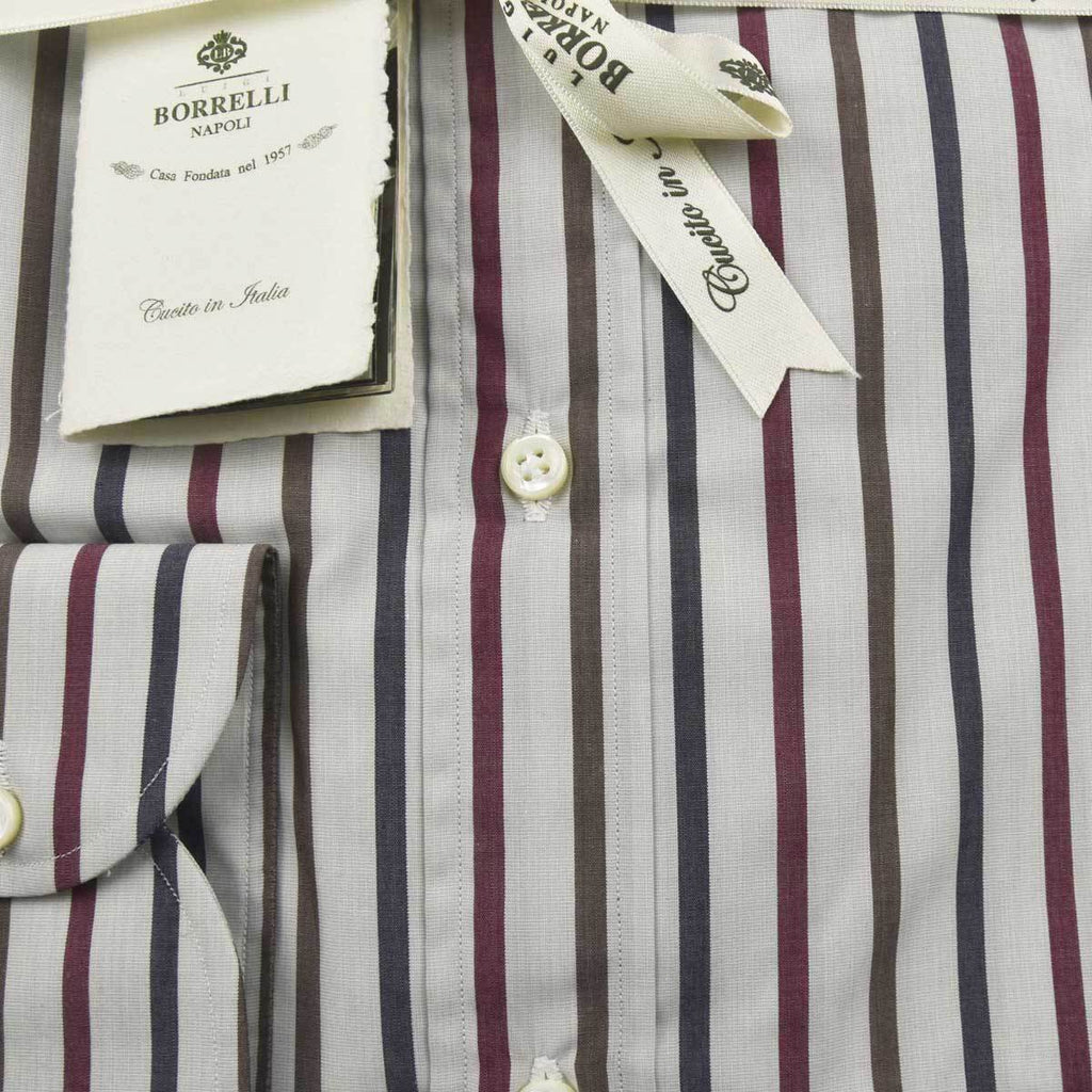 LUIGI BORRELLI Multicolor Cotton Shirt