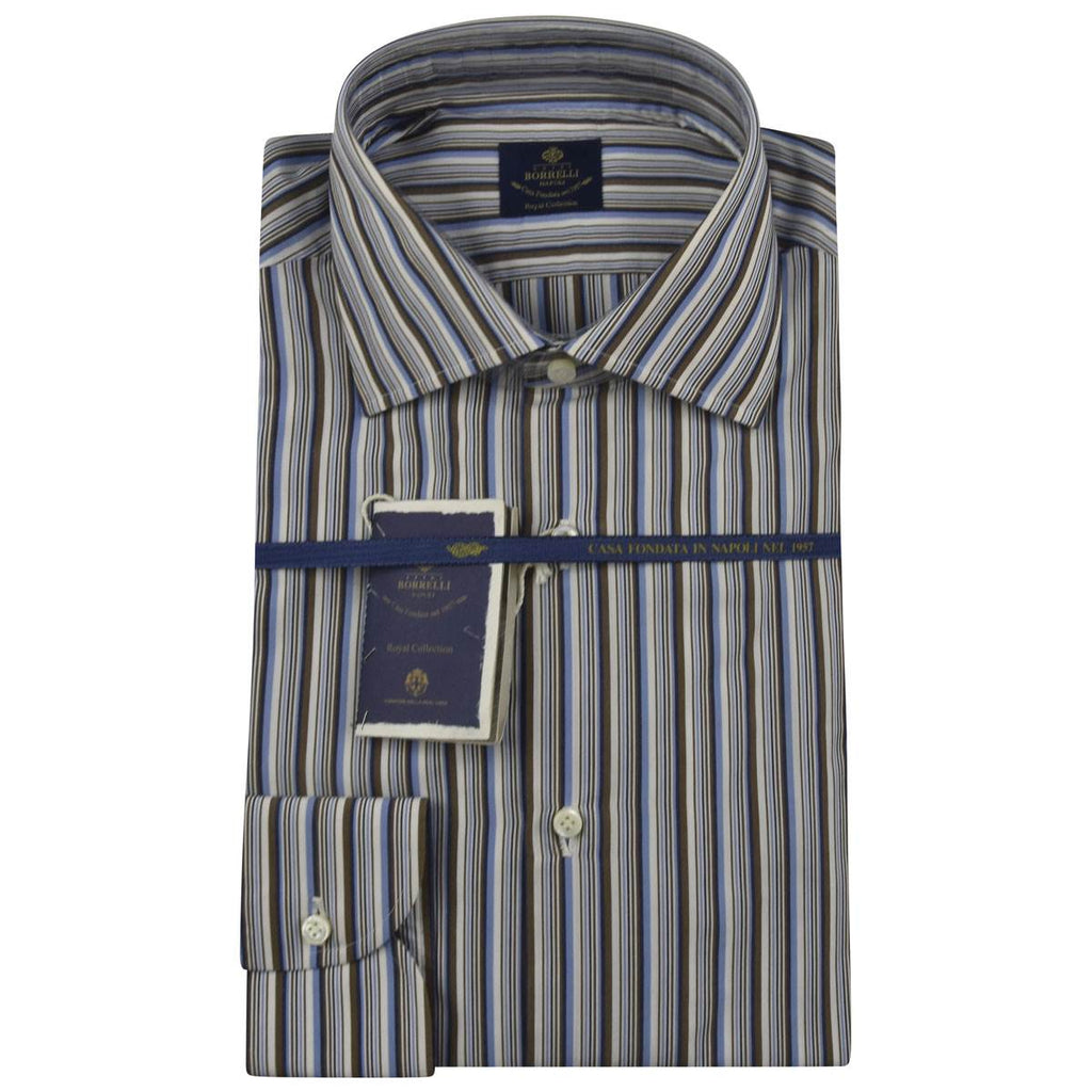 LUIGI BORRELLI Multicolor Cotton Shirt