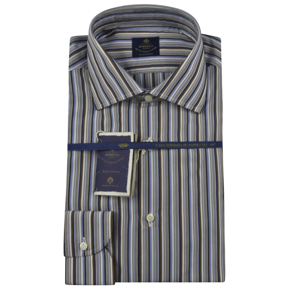 LUIGI BORRELLI Multicolor Cotton Shirt