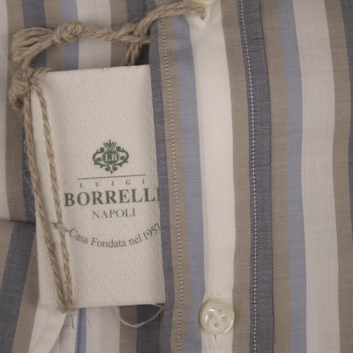 LUIGI BORRELLI Multicolor Cotton Shirt
