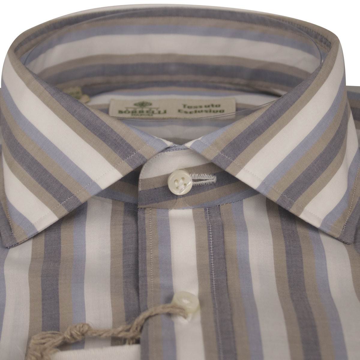 LUIGI BORRELLI Multicolor Cotton Shirt