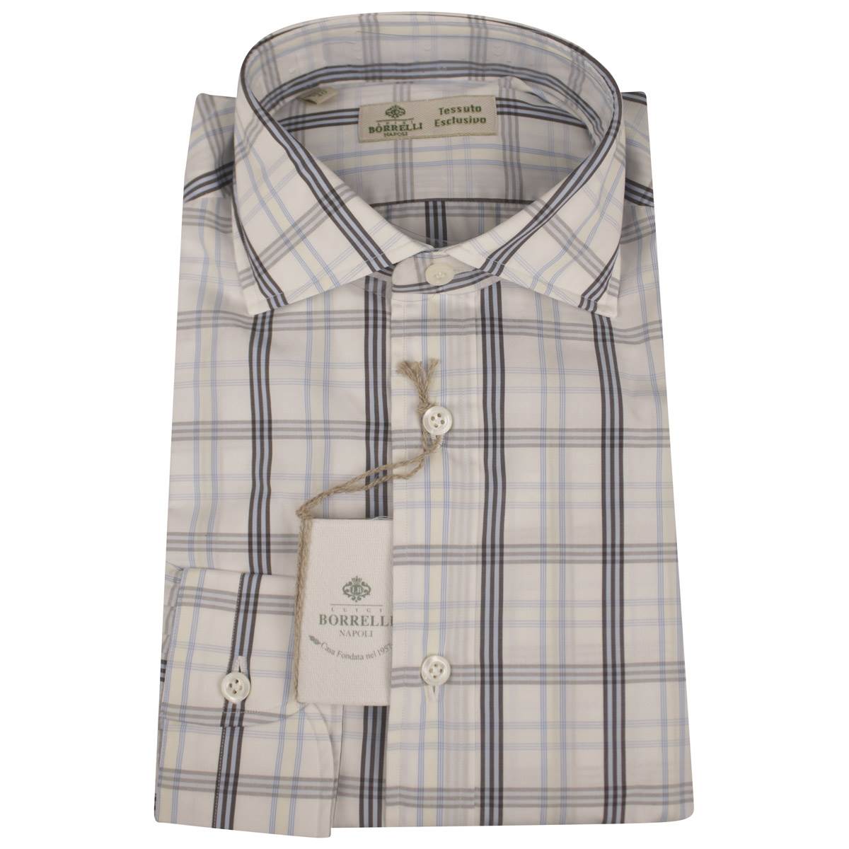 LUIGI BORRELLI Multicolor Cotton Shirt
