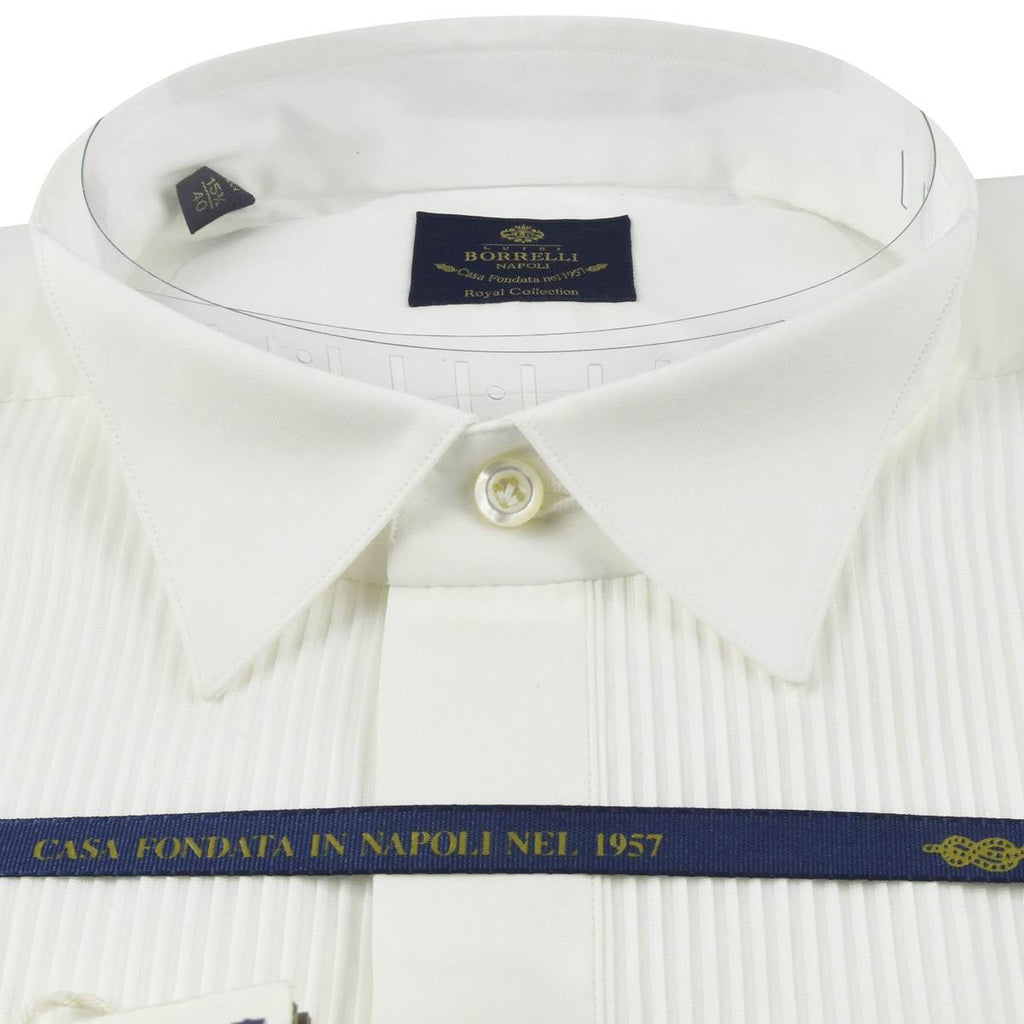 LUIGI BORRELLI White Cotton Shirt