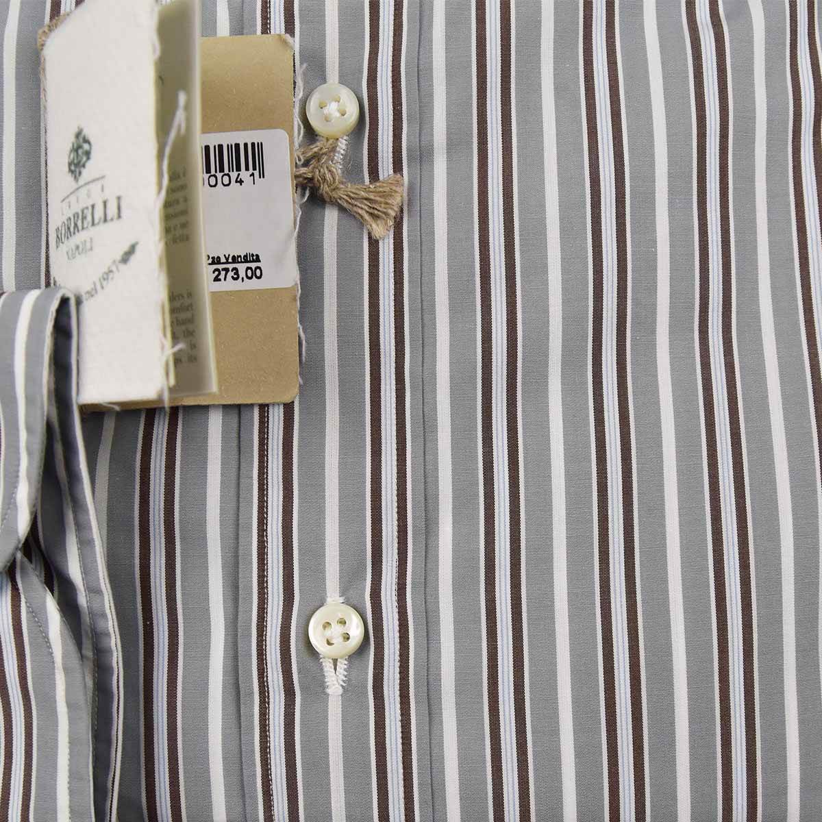 LUIGI BORRELLI Multicolor Cotton Shirt