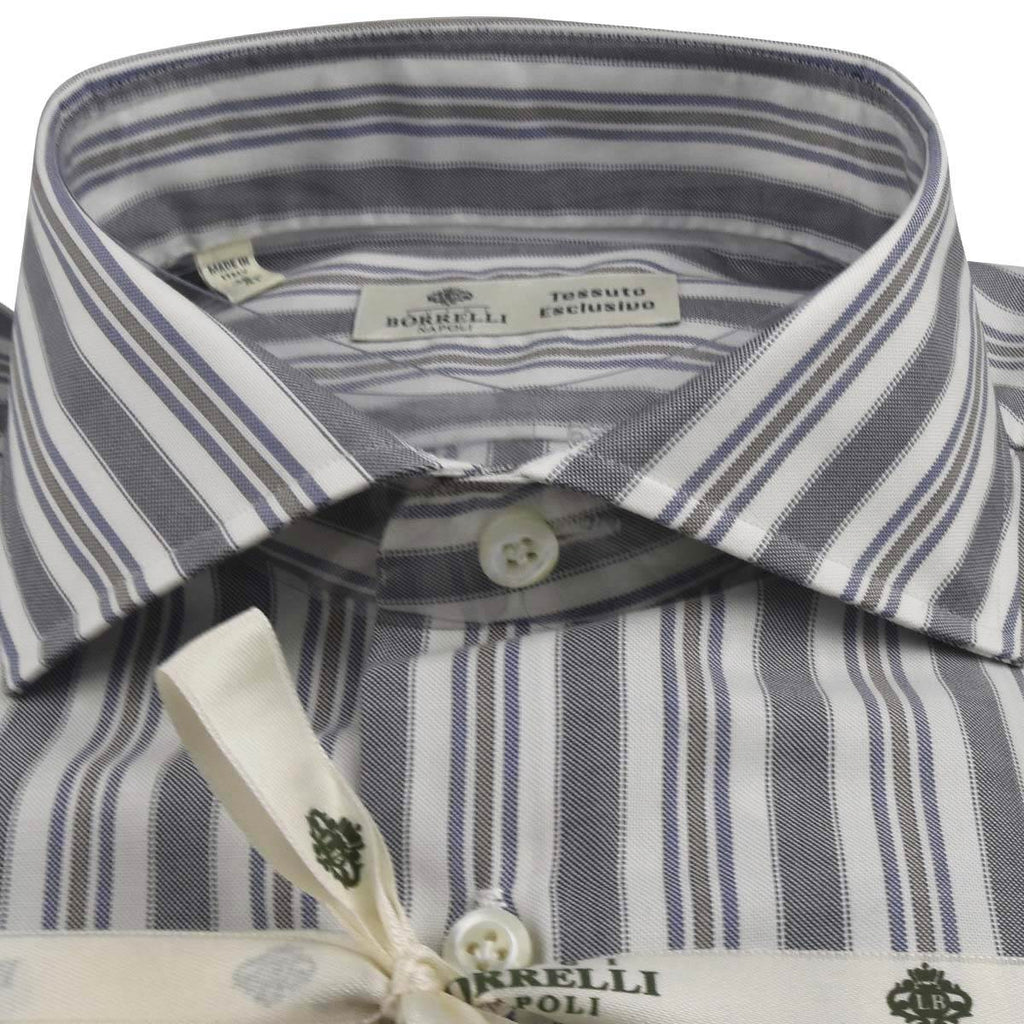 LUIGI BORRELLI Multicolor Cotton Shirt
