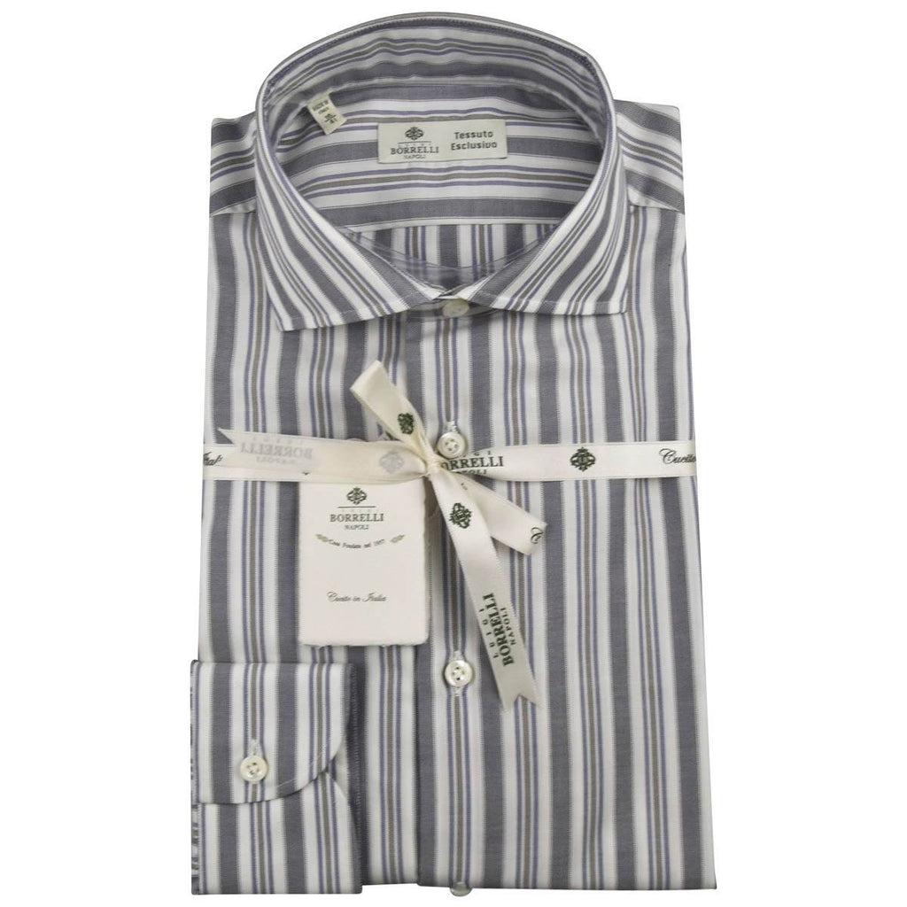 LUIGI BORRELLI Multicolor Cotton Shirt