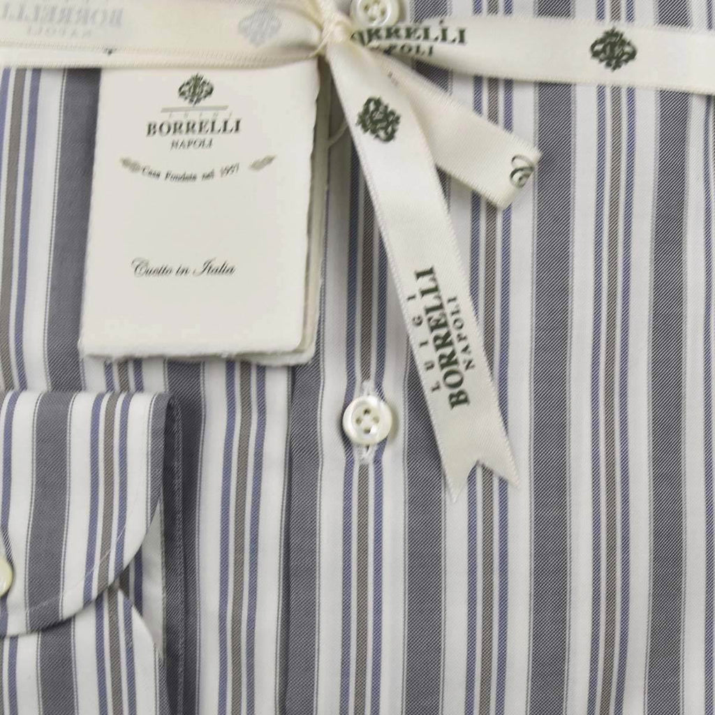 LUIGI BORRELLI Multicolor Cotton Shirt