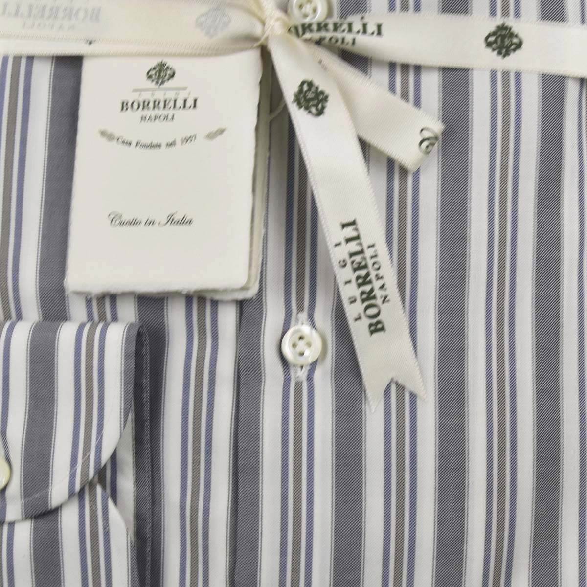 LUIGI BORRELLI Multicolor Cotton Shirt