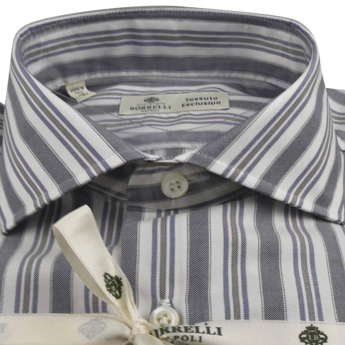 LUIGI BORRELLI Multicolor Cotton Shirt
