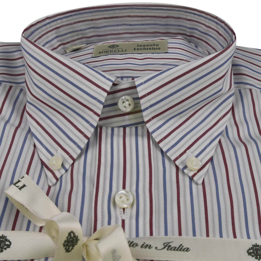 LUIGI BORRELLI Multicolor Cotton Shirt