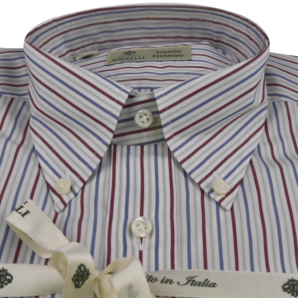LUIGI BORRELLI Multicolor Cotton Shirt