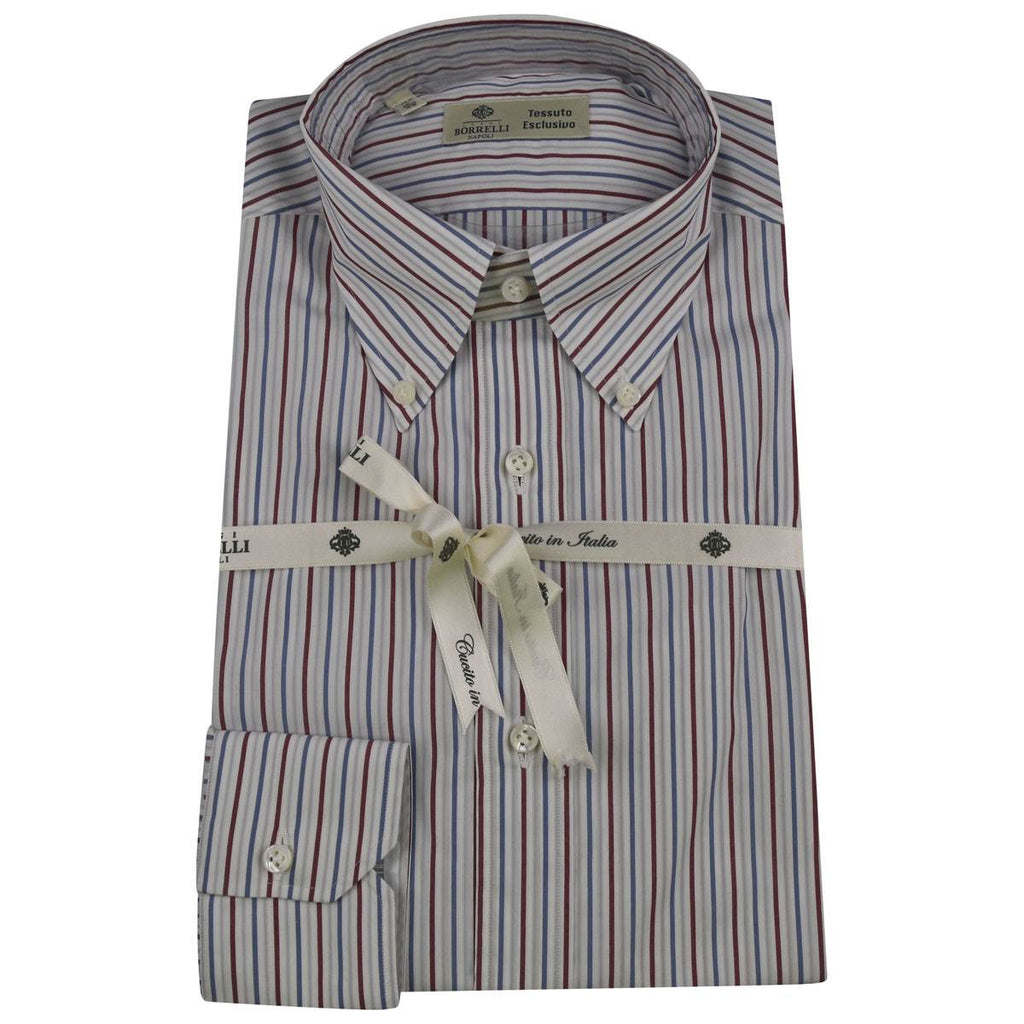 LUIGI BORRELLI Multicolor Cotton Shirt