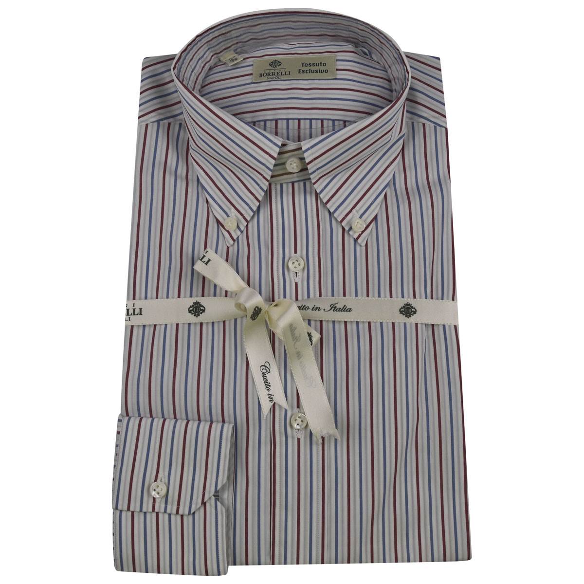 LUIGI BORRELLI Multicolor Cotton Shirt