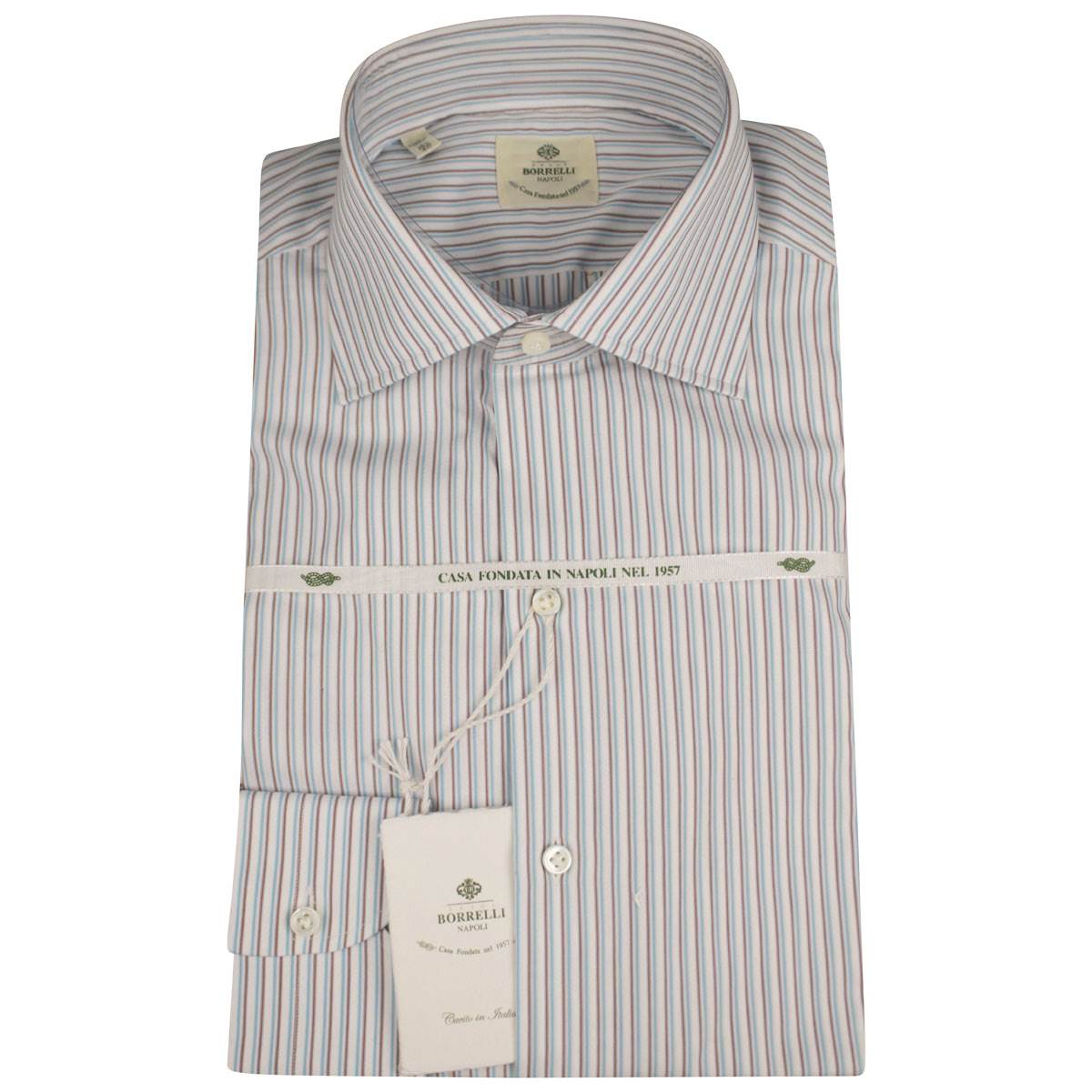 LUIGI BORRELLI Multicolor Cotton Shirt