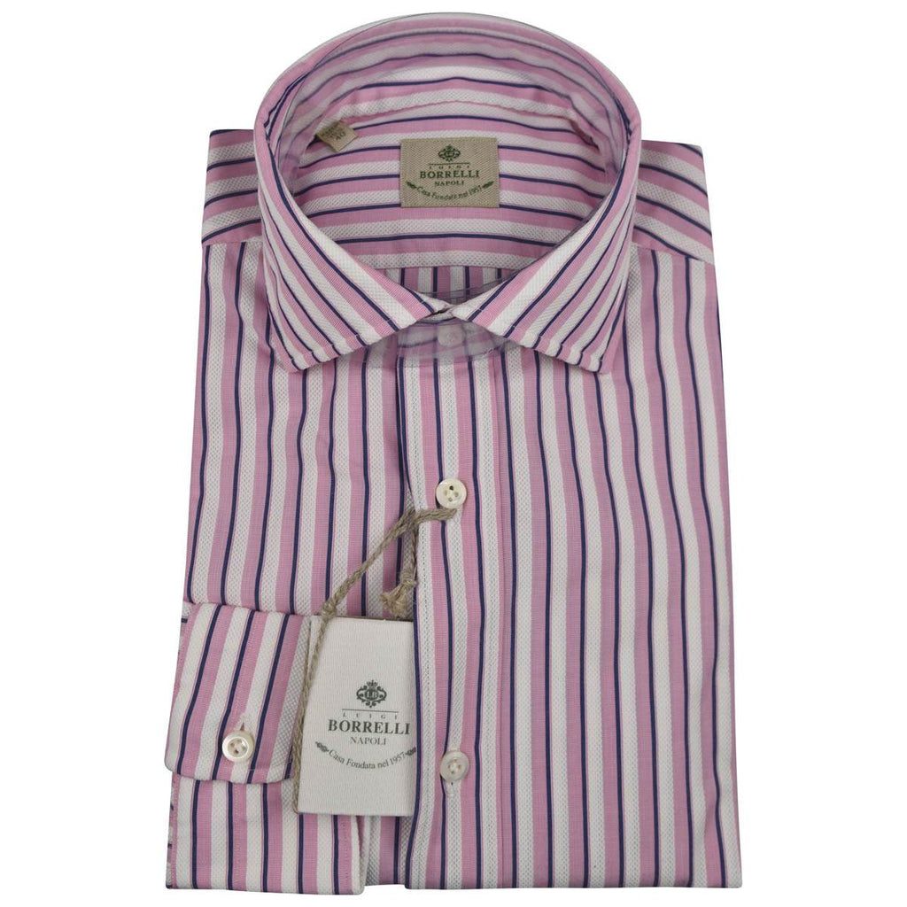 LUIGI BORRELLI Multicolor Cotton Shirt
