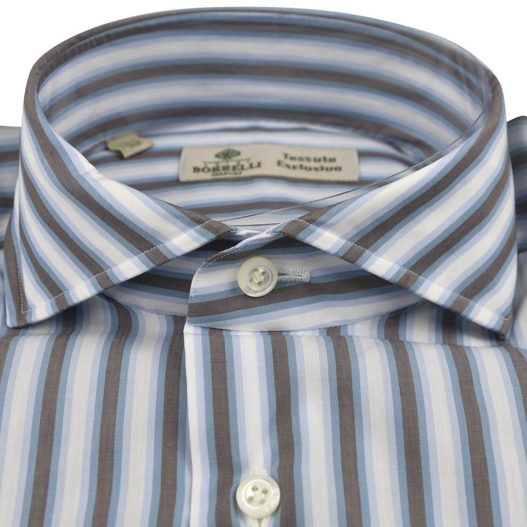 LUIGI BORRELLI Multicolor Cotton Shirt