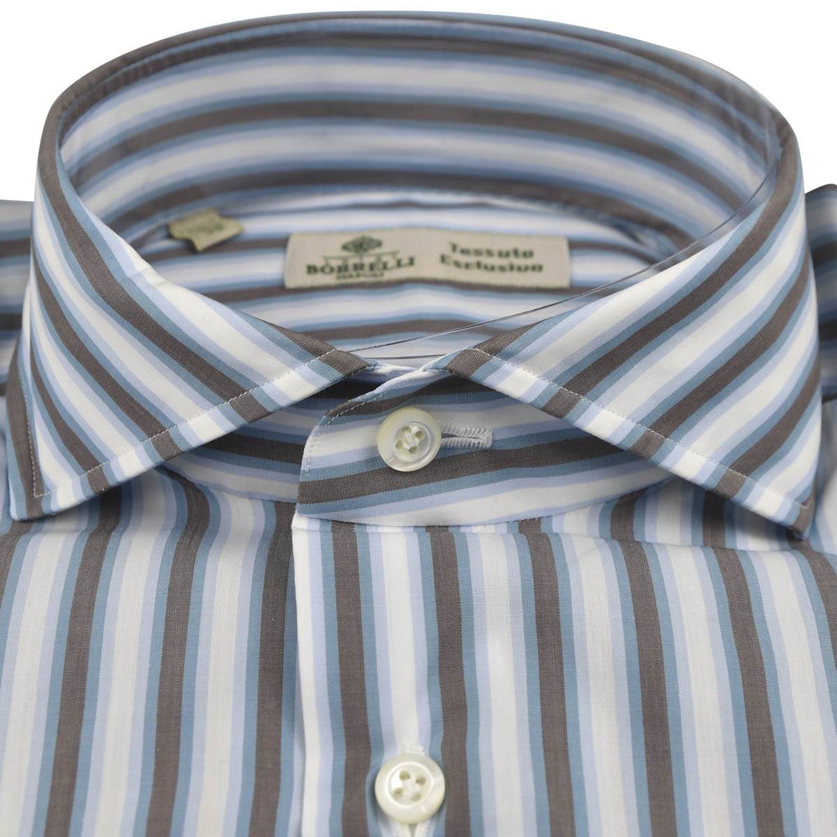 LUIGI BORRELLI Multicolor Cotton Shirt
