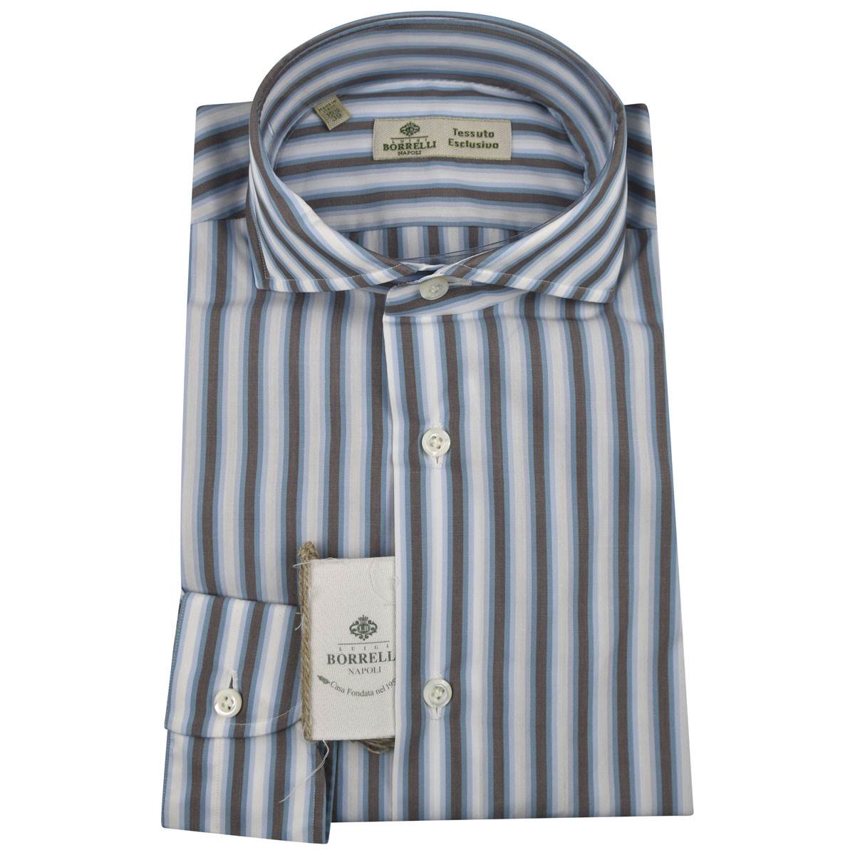 LUIGI BORRELLI Multicolor Cotton Shirt