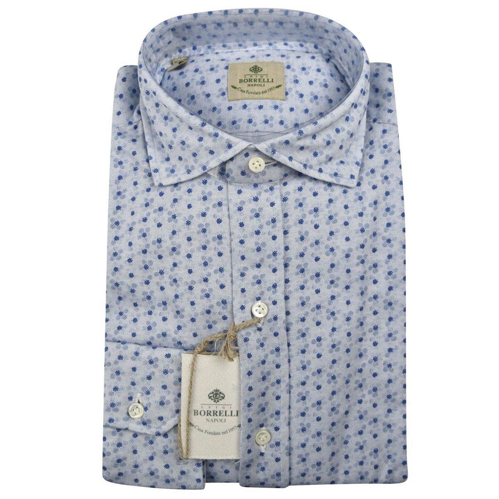 Luigi Borrelli LUIGI BORRELLI Blue Cotton Shirt Blue 000