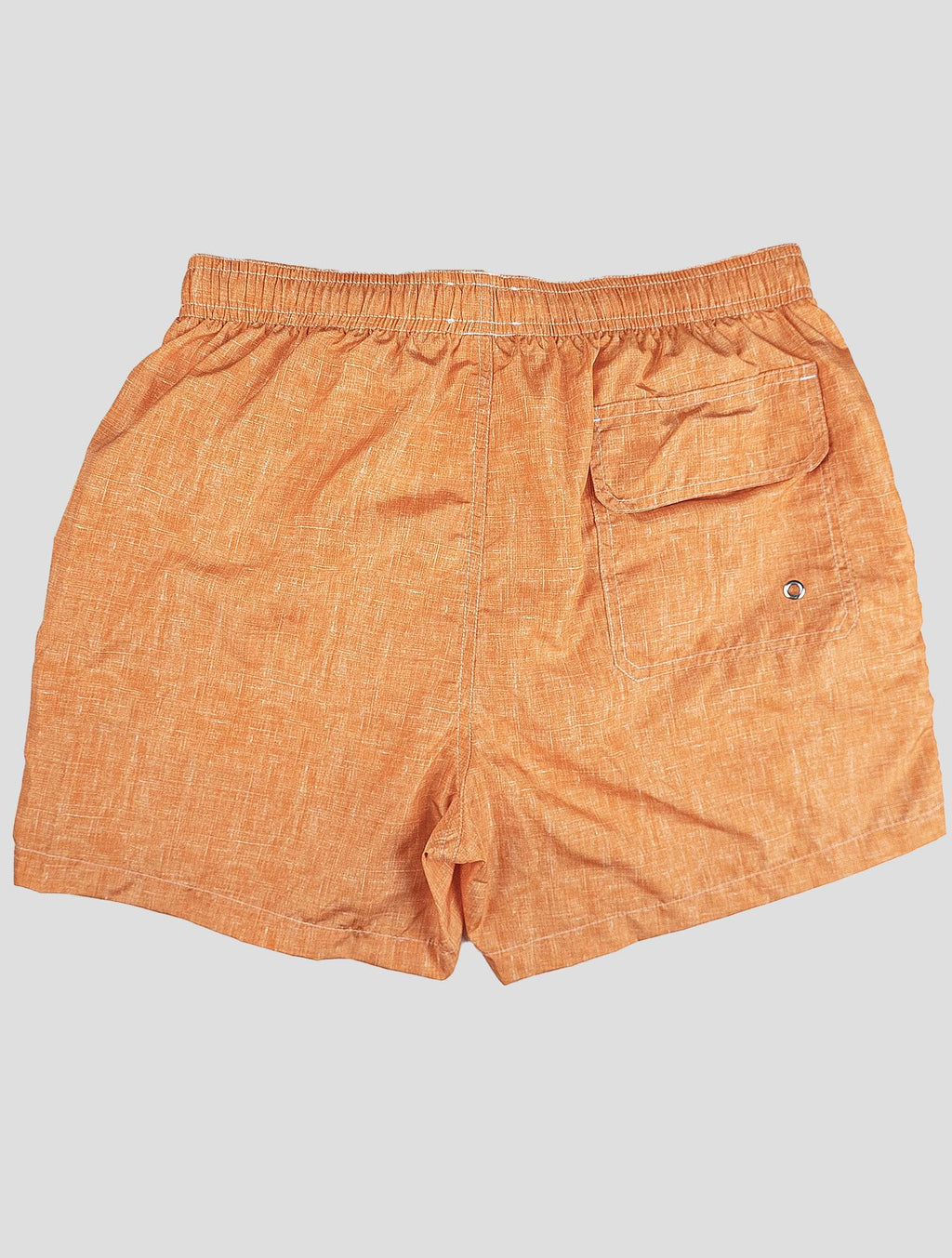Luigi Borrelli Orange Pl Swim Trunks