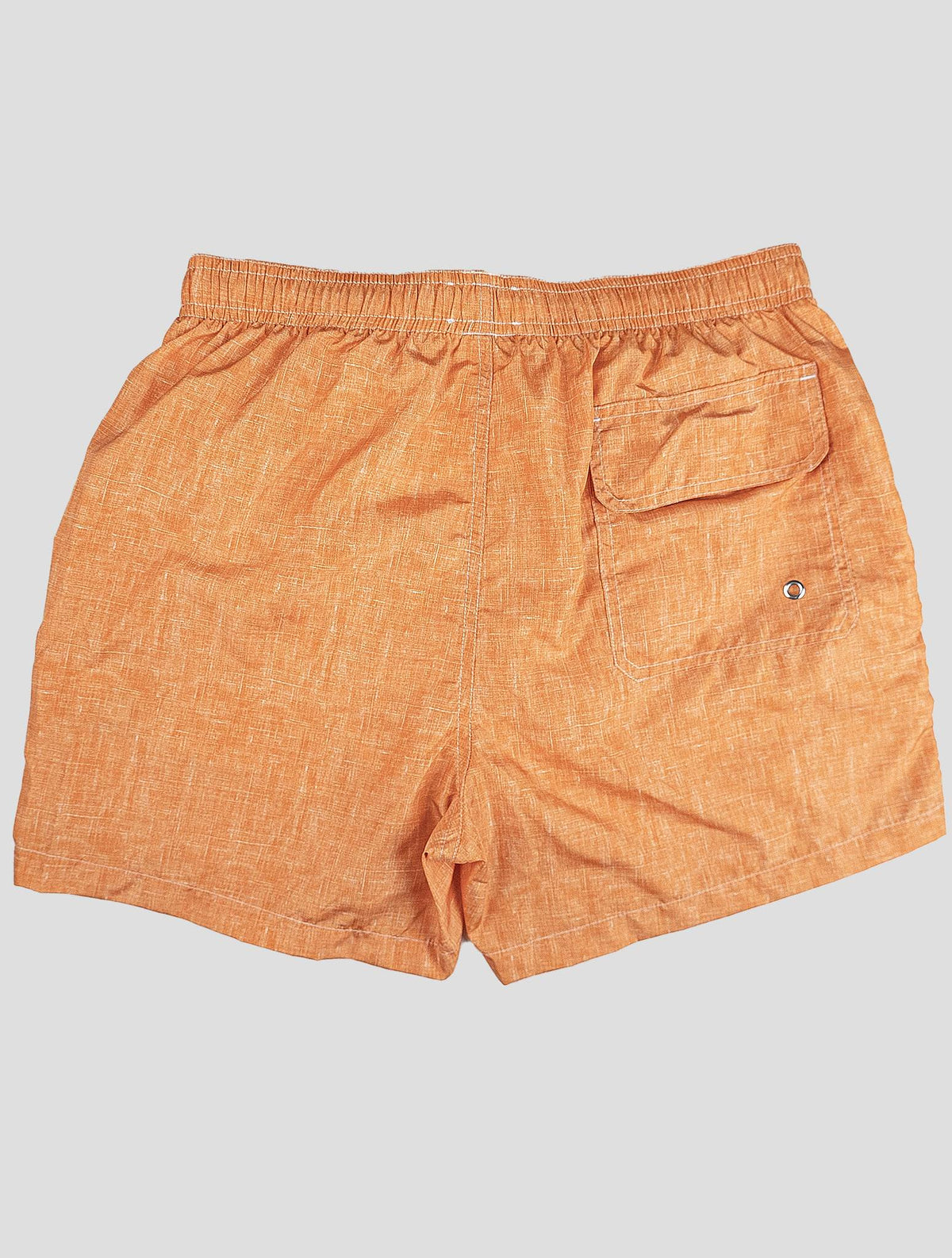 Luigi Borrelli Orange Pl Swim Trunks
