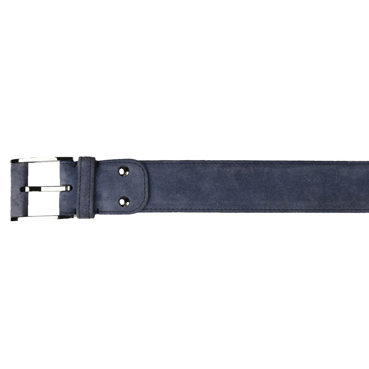 Zilli Blue Leather Suede Belt