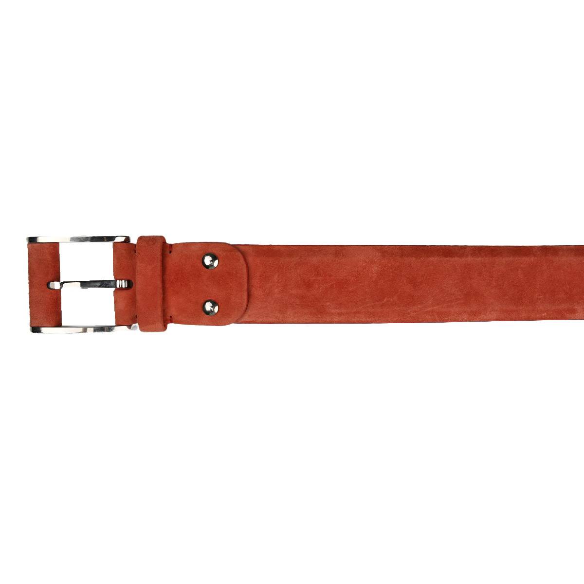 Zilli Orange Leather Suede Belt
