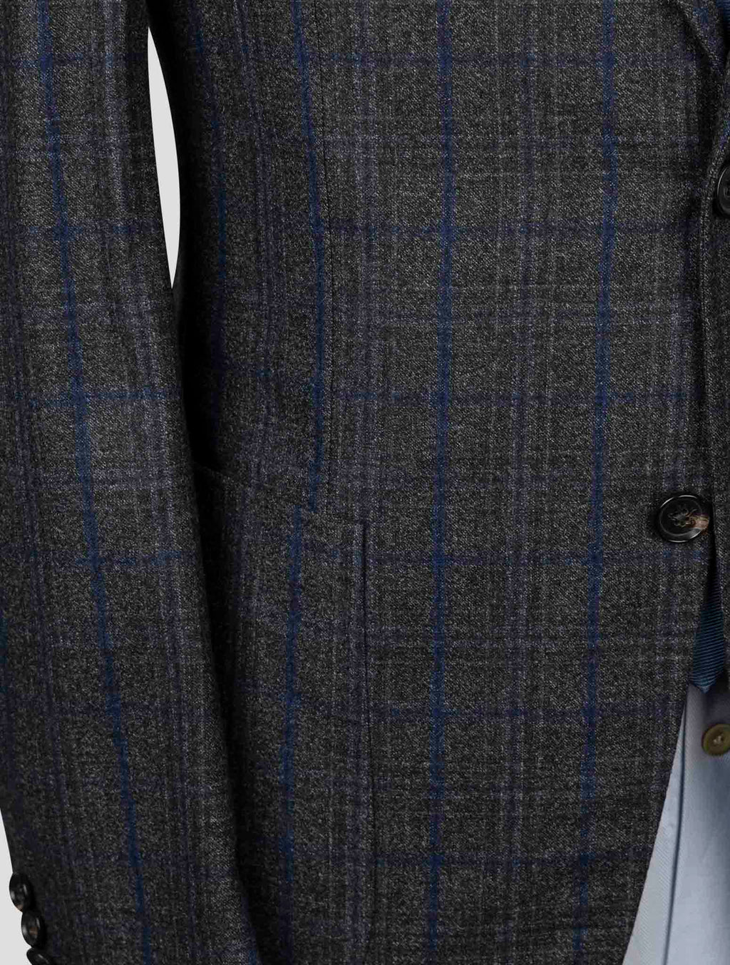 Isaia Multicolor Wool Suit