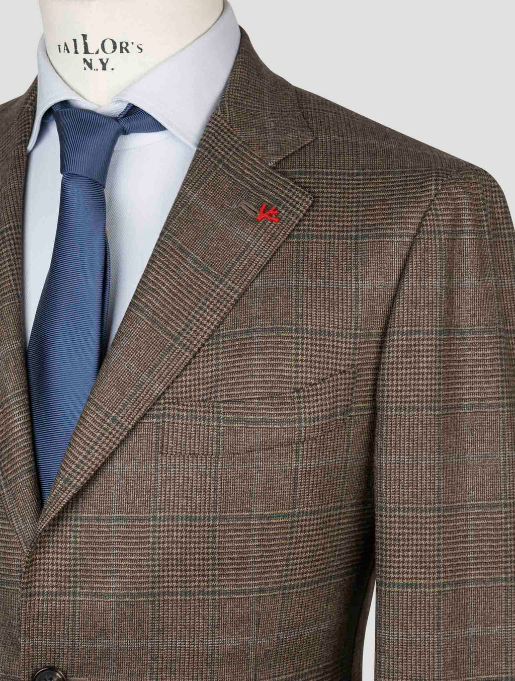 Isaia Multicolor Wool Suit