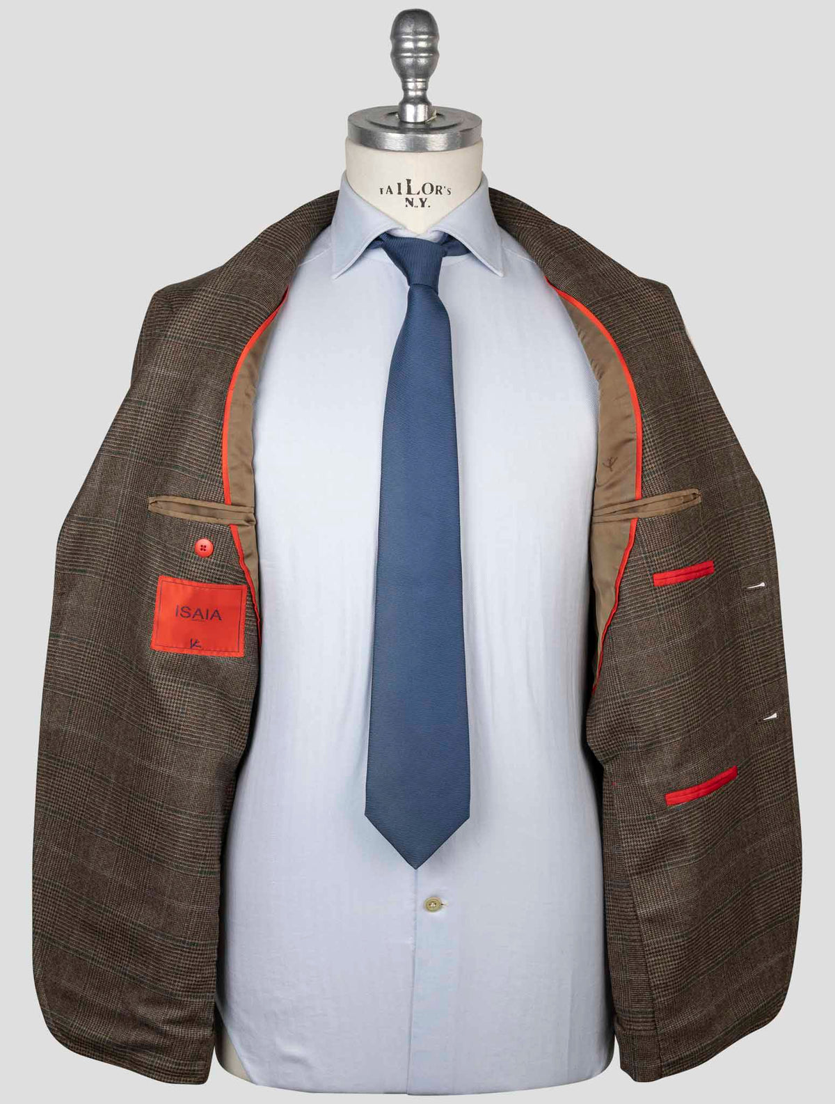 Isaia Multicolor Wool Suit