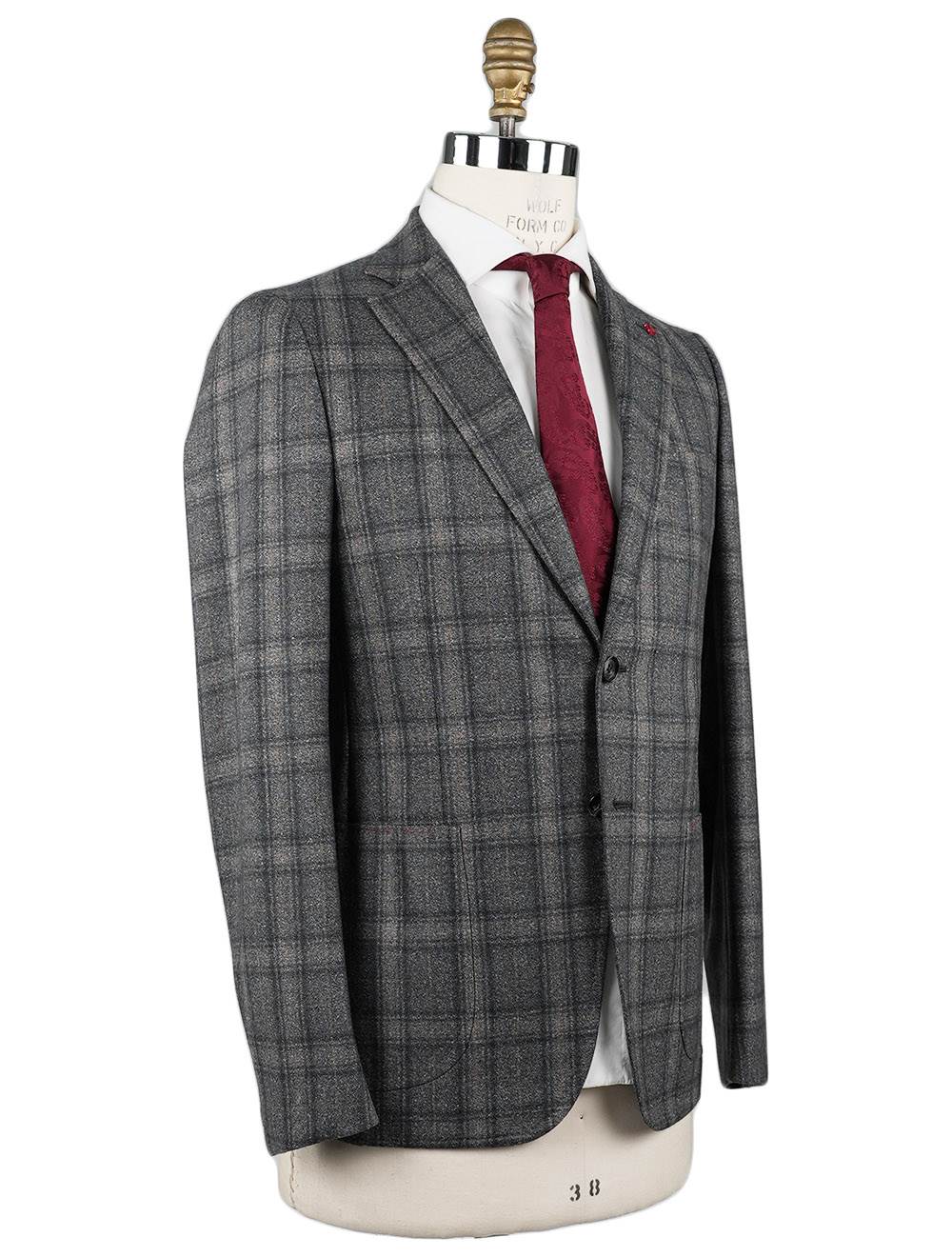 Isaia Isaia Multicolor Wool 130'S Suit Multicolor 001