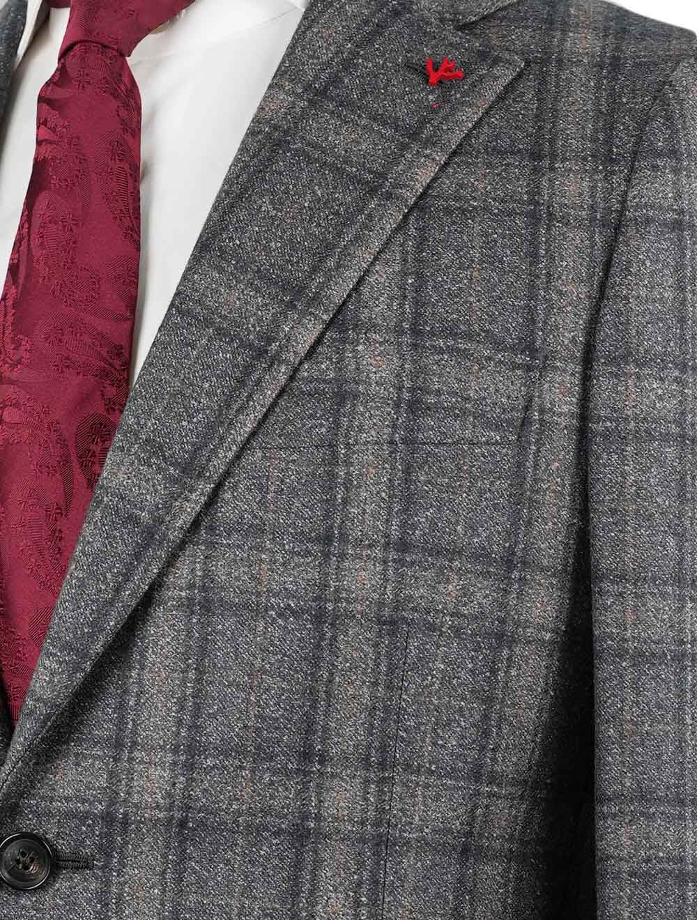 Isaia Multicolor Wool 130'S Suit