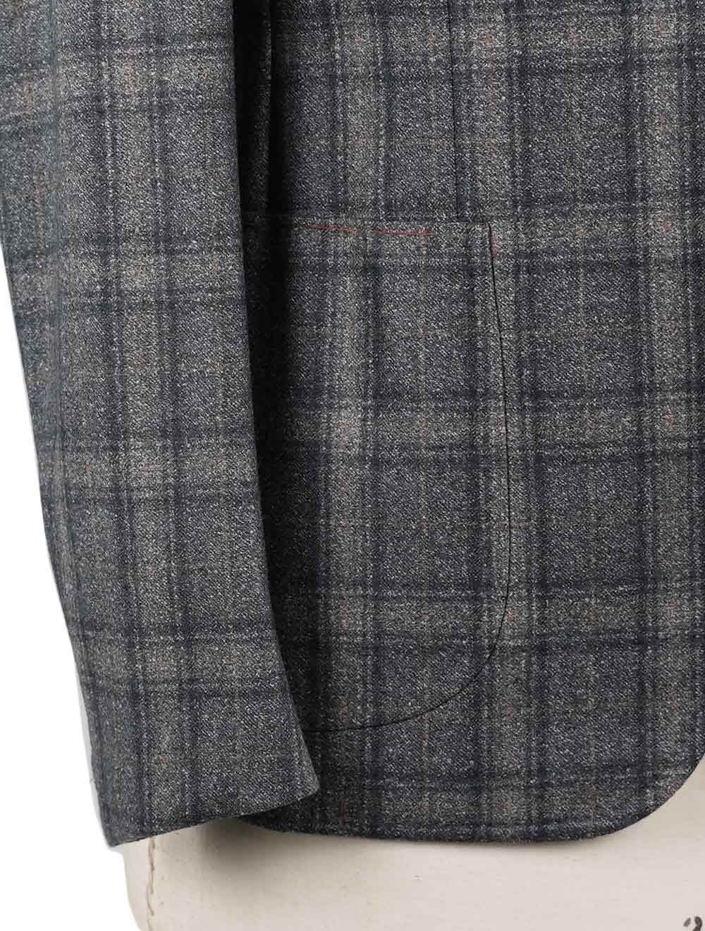 Isaia Multicolor Wool 130'S Suit