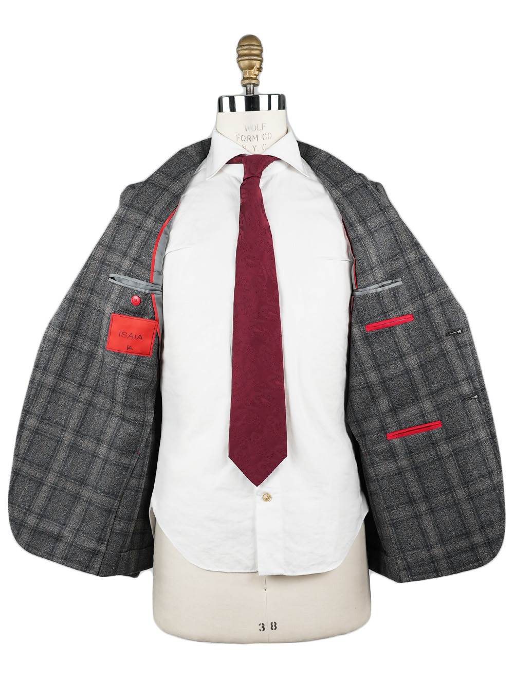 Isaia Multicolor Wool 130'S Suit
