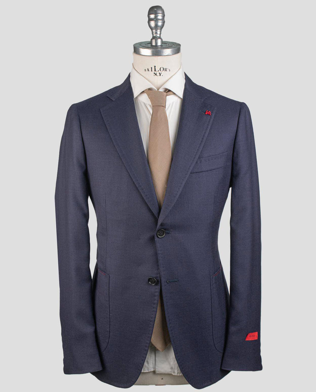 Isaia Blue Cashmere Silk Blazer
