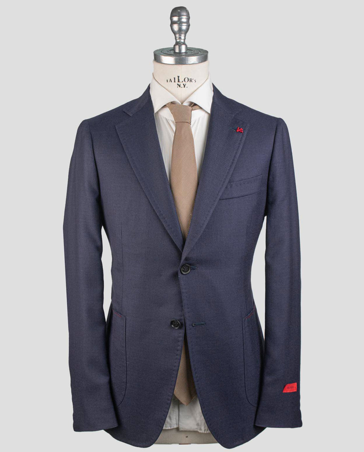 Isaia Blue Cashmere Silk Blazer