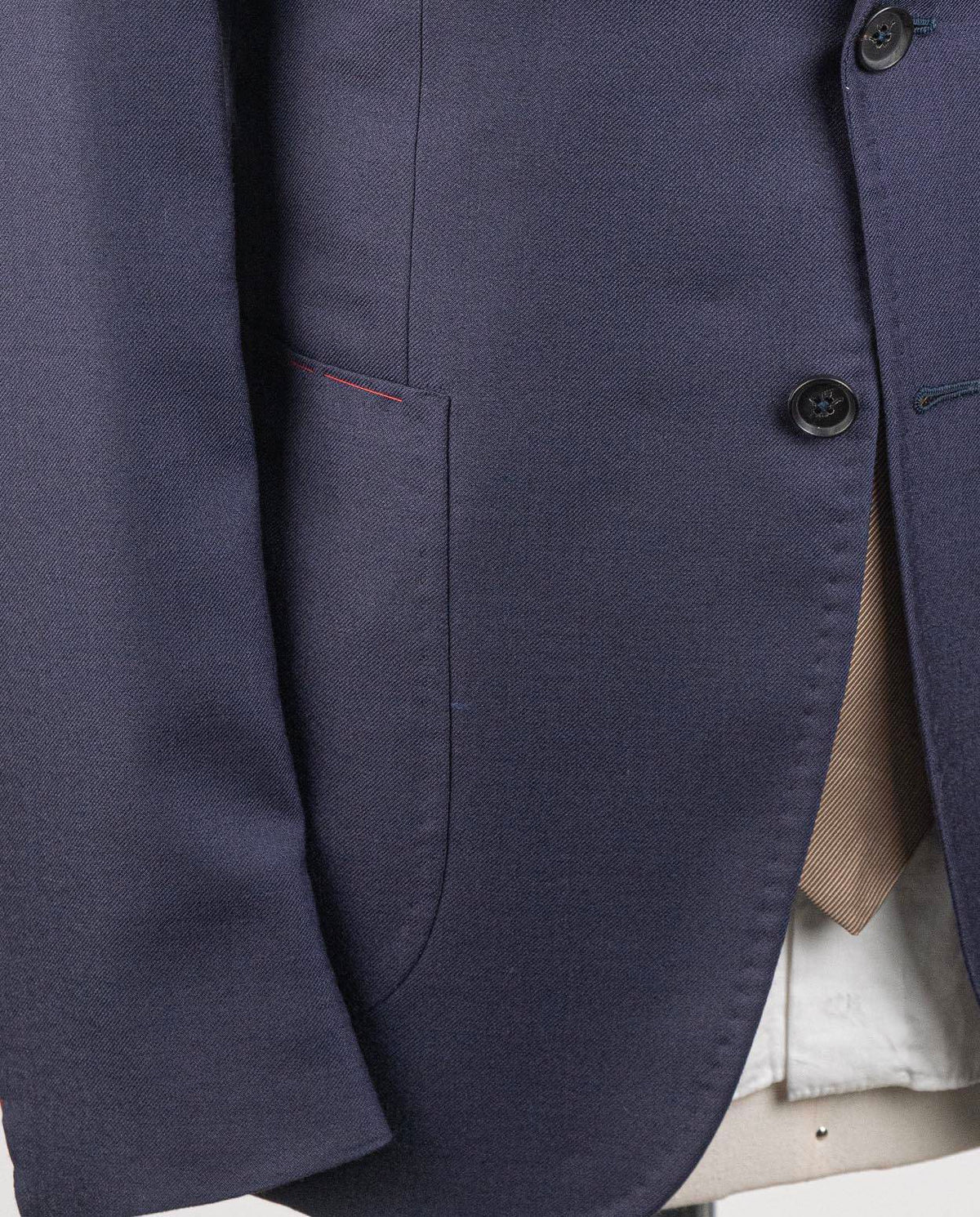 Isaia Blue Cashmere Silk Blazer