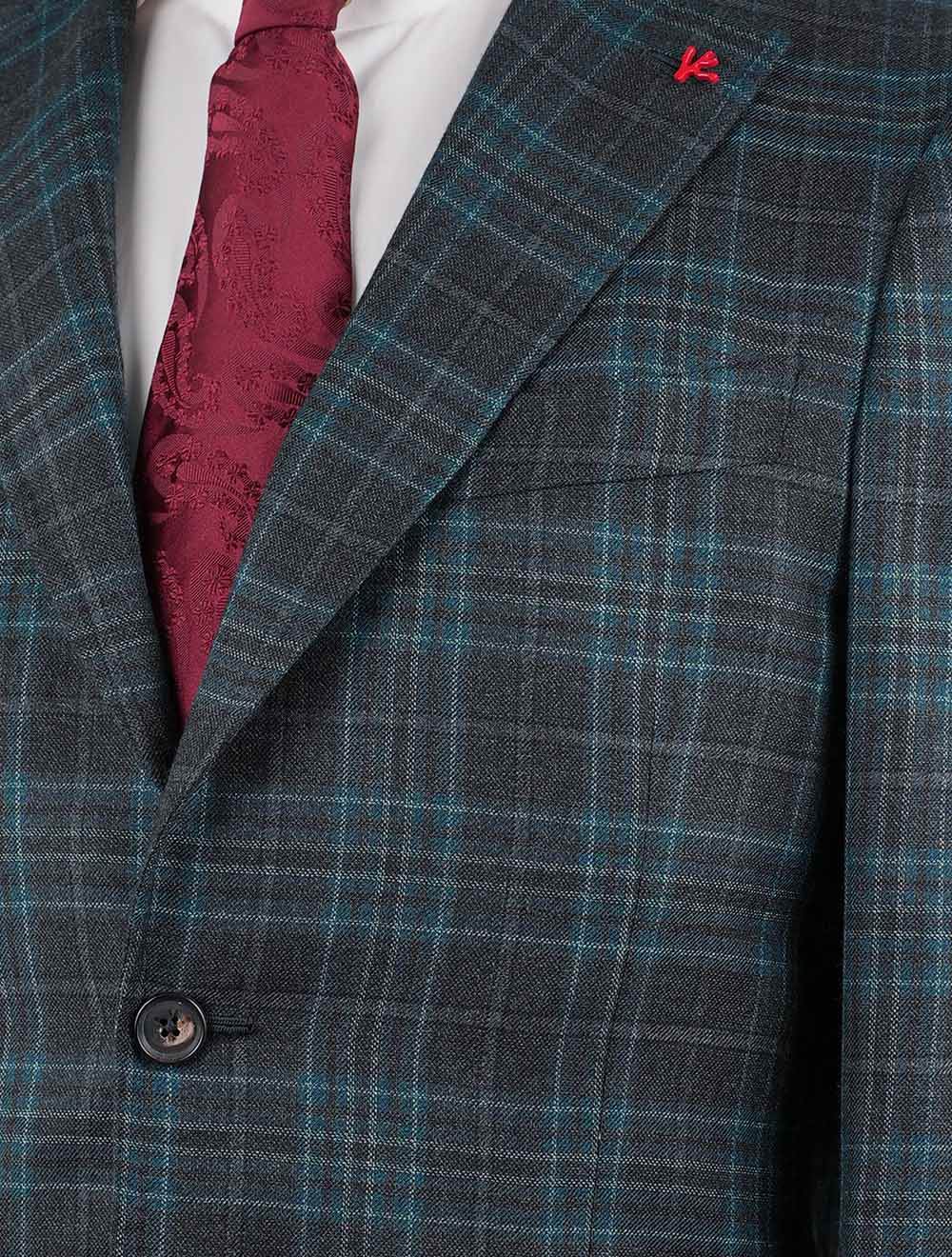 Isaia Multicolor Cashmere Blazer