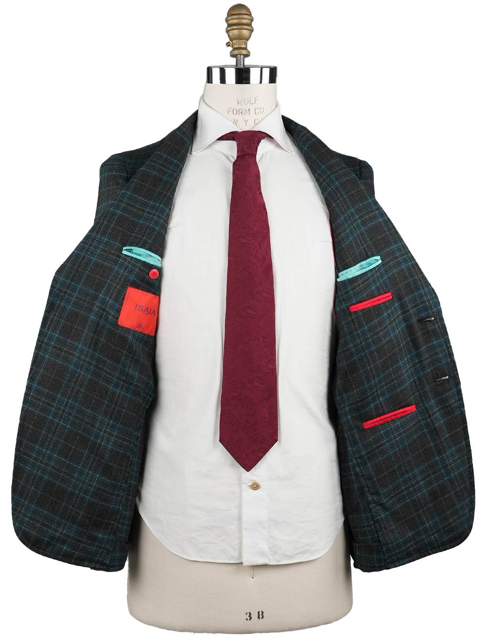 Isaia Multicolor Cashmere Blazer
